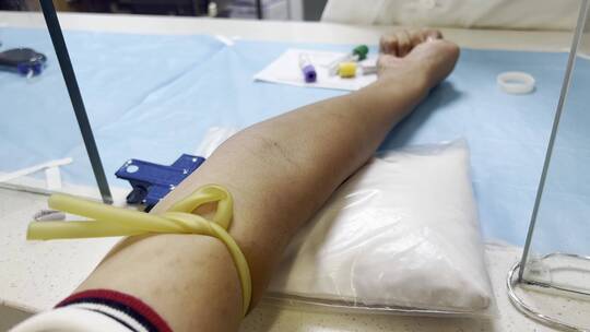 医院抽血验血视频素材模板下载