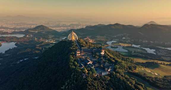 【正版素材】深圳大华兴寺日出