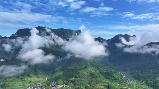 天门山云海