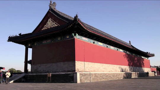 北京天坛公园里的中式建筑(1)