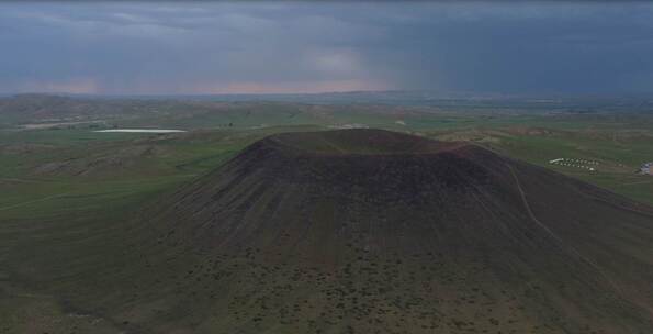 乌兰哈达火山高清在线视频素材下载