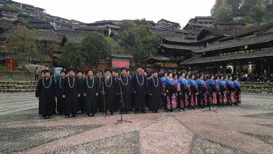 西江苗寨 西江千户苗寨 航拍 DJI_0041