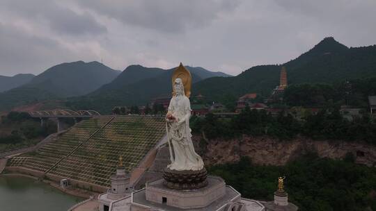 洛阳灵山寺航拍