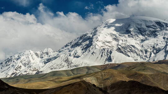 草原,帕米尔高原,湿地,慕士塔格,雪山,雪山