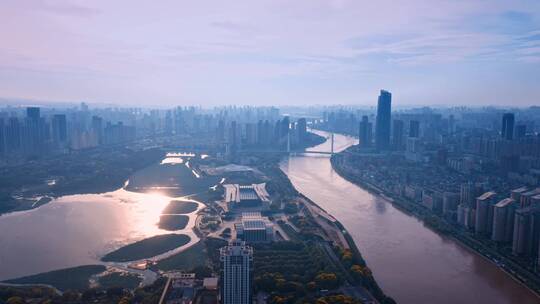 武汉城市航拍视频