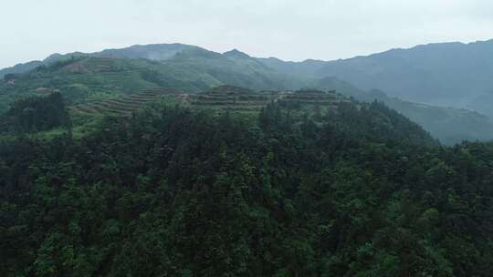 航拍浙江松阳县