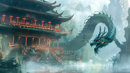 中国古代神话故事 龙的传说 庙宇与青龙