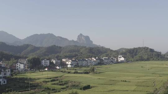 浙江衢州江山清漾文化村航拍日景