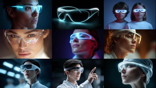 智能眼镜开启未来视界新篇章高清在线视频素材下载
