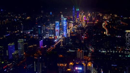 深圳照明的建筑和交通