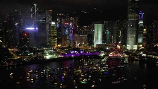 香港维多利亚港夜景