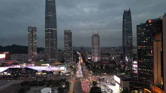 广东东莞国贸中心夜景