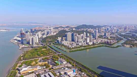 厦门  思明区 大全景 俯瞰思明区