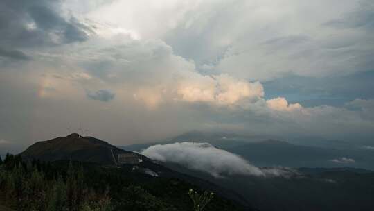 湖北九宫山云海延时