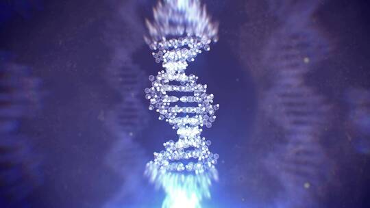 DNA双螺旋视频素材模板下载