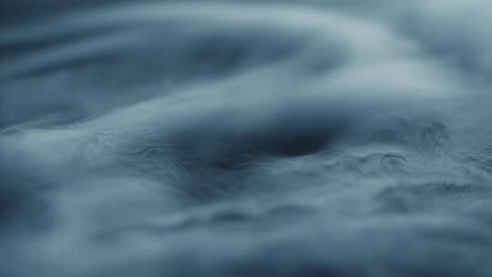 极简微距模拟冰雪天气自然流体