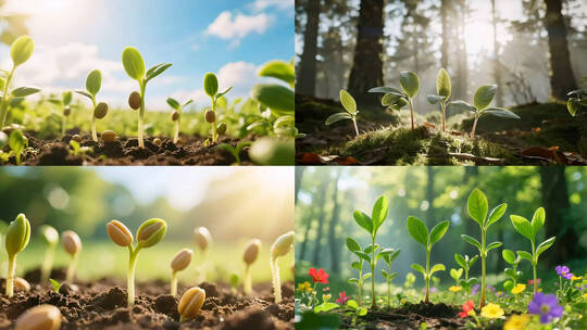 生命成长希望励志高清在线视频素材下载