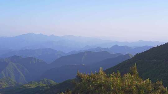 杭州临安大明山牵牛岗群山风景