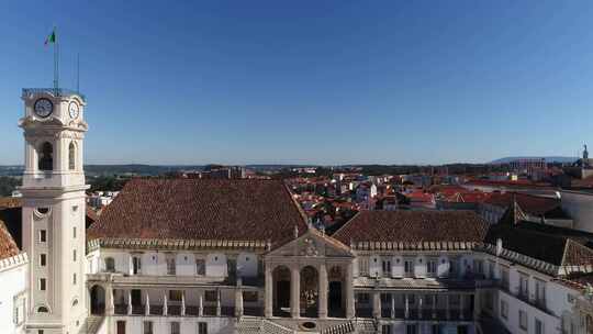 葡萄牙科英布拉大学视频素材模板下载