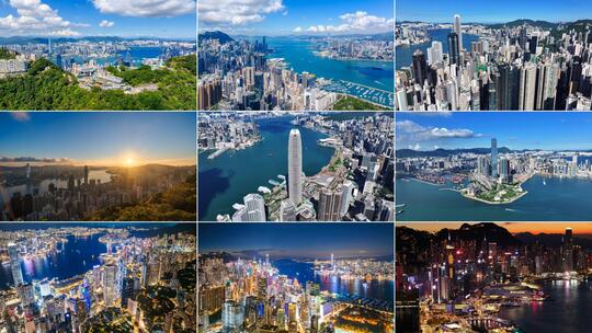 4K香港城市宣传片航拍合集高清在线视频素材下载
