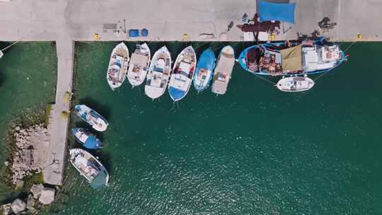 Kalymnos，希腊岛，无人机，海