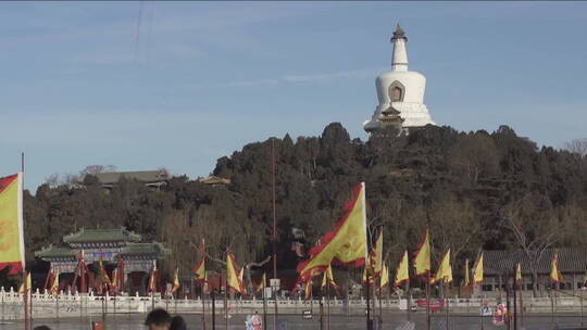 北海公园白塔风景名胜古迹