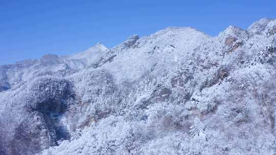 秦岭分水岭  冰雪世界