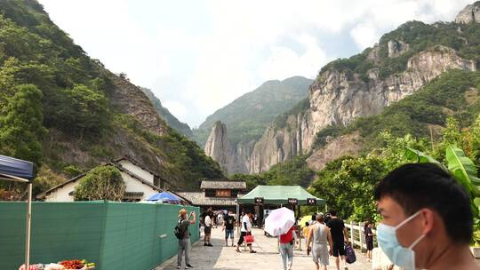 浙江温州雁荡山山谷奇特景观