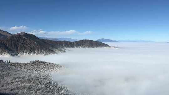 雪山雪景航拍