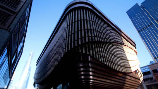上海建筑外观移轴全景视频素材模板下载