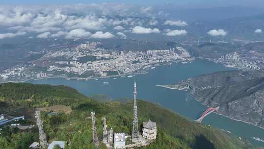 长江三峡巫山段素材