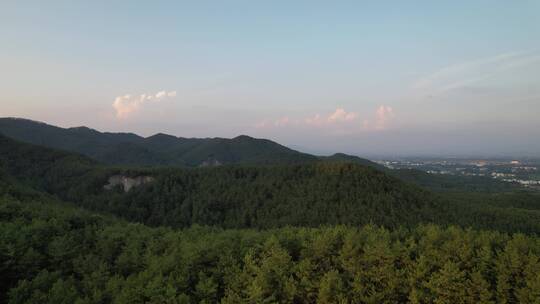 大山中风景航拍