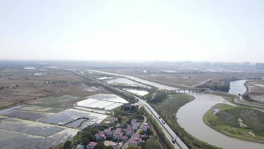 九江 共青城 风光 生态城市 航拍