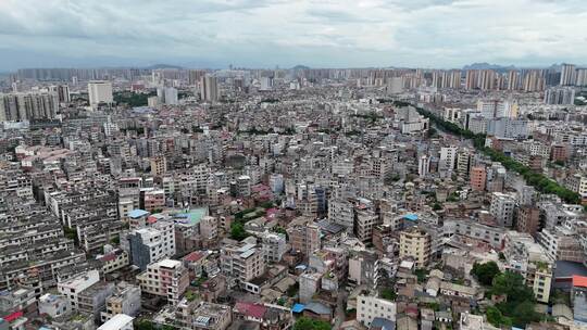 城市居民房屋建筑航拍