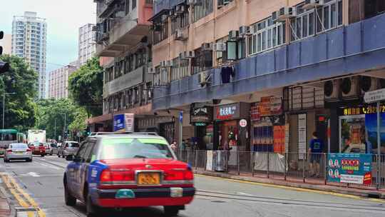 【正版素材】香港城市街道