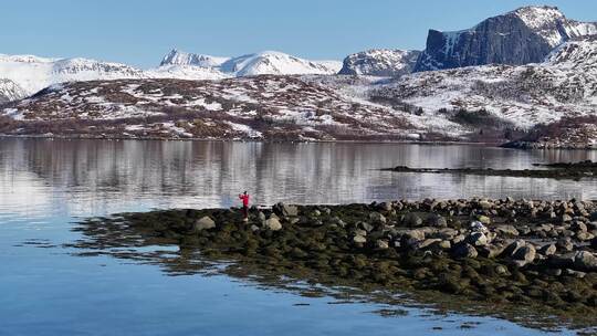 4K航拍挪威塞尼亚岛无限风光