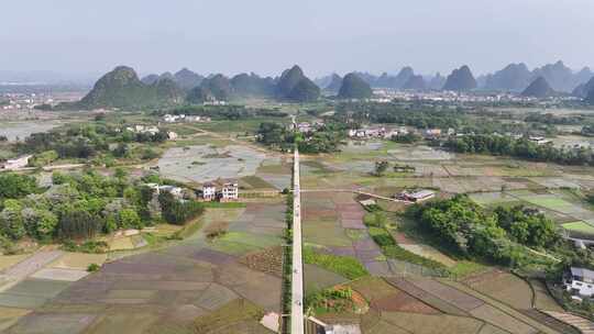 广西桂林会仙湿地航拍