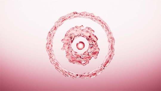 粉色精华祛斑修复皮肤美白细胞视频