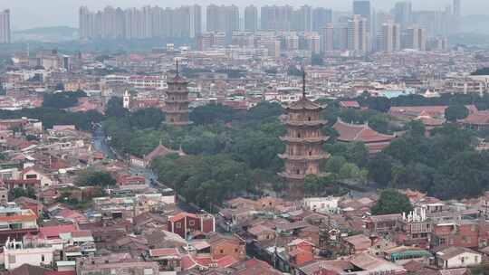 福建泉州开元寺古城城市宣传片航拍