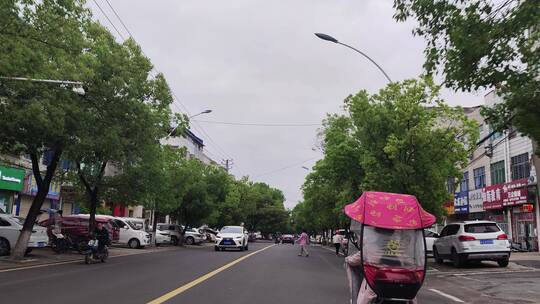 城市道路马路街头景象实拍