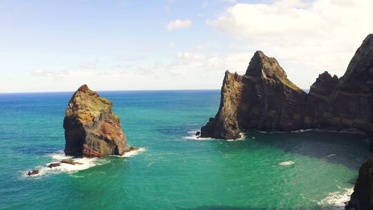 4K海岸海滩沙滩海洋度假风景海岛