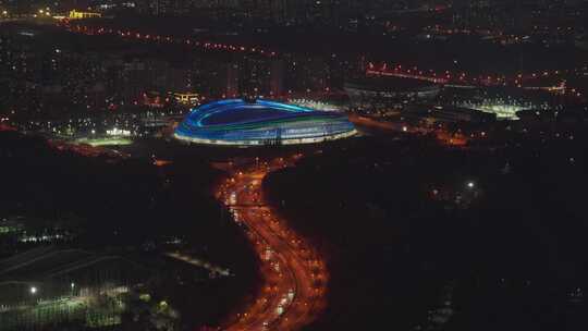 北京灯光秀奥林匹克公园