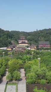 竖版视频湖北鄂州市西山风景区古灵泉寺