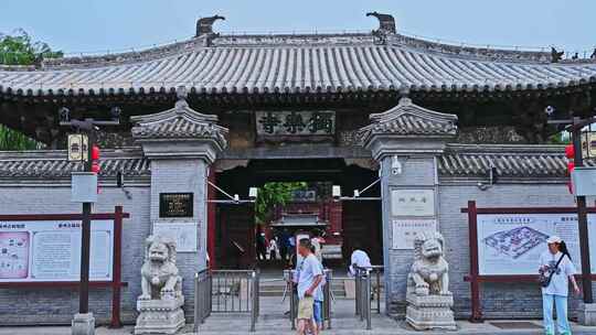 天津蓟县独乐寺观音阁寺庙木构古建筑