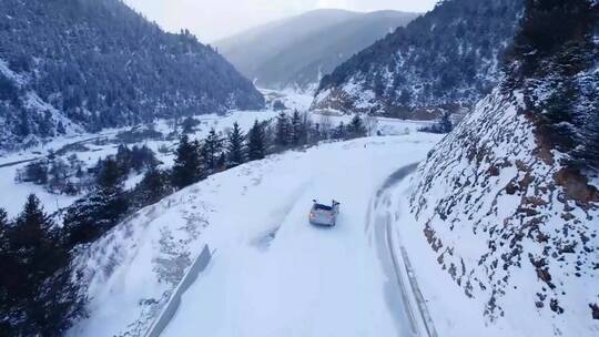 雪景，与天堂如此的靠近享受大自然的美