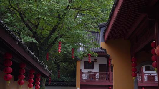 杭州飞来峰三天竺法镜寺建筑