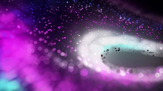 多彩漩涡 粒子背景素材 粒子空间穿梭