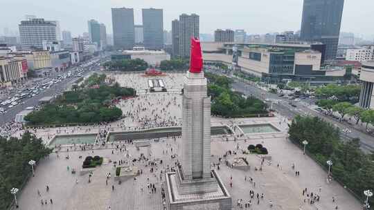 江西南昌八一广场-航拍