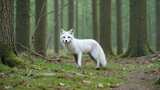 白狐狸野生动物世界国家保护大自然高清在线视频素材下载