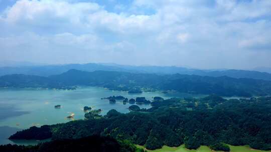 水库自然风光千岛湖